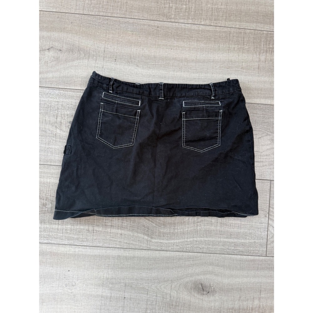 Bianca Nygard Weekend Black Contrast Stitch Cargo Skort Womens Size 16 90178285 - Picture 7 of 7